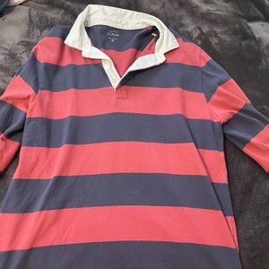 J Crew Oversized Polo Long Sleeve